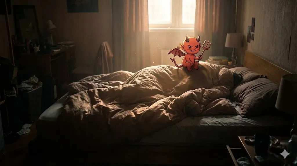 懒惰就是一只无情的恶魔