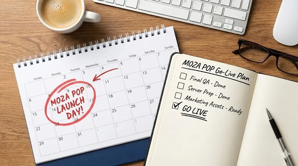 预计下周一就能正式上线MOZA POP