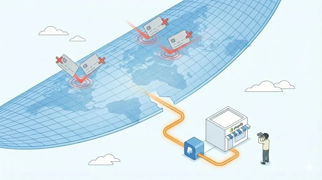 【疑惑】为什么你的独立站没有“游客/免登录支付”？PayPal 游客支付与地区限制详解