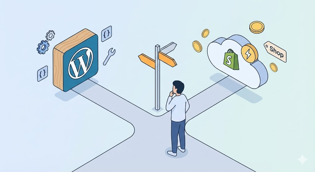 【基础知识】选择适合你的建站平台：WordPress 或者 Saas（Shopify/Shoplazza/Shopline）?