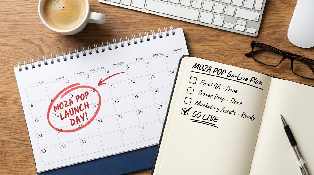 预计下周一就能正式上线MOZA POP