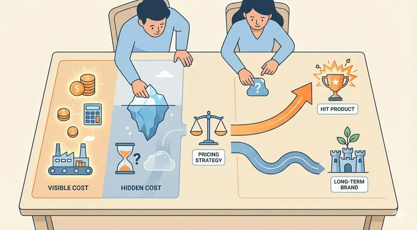 【定价策略】定价必须要知道的显/隐性成本 & 爆品/长期品牌定价策略