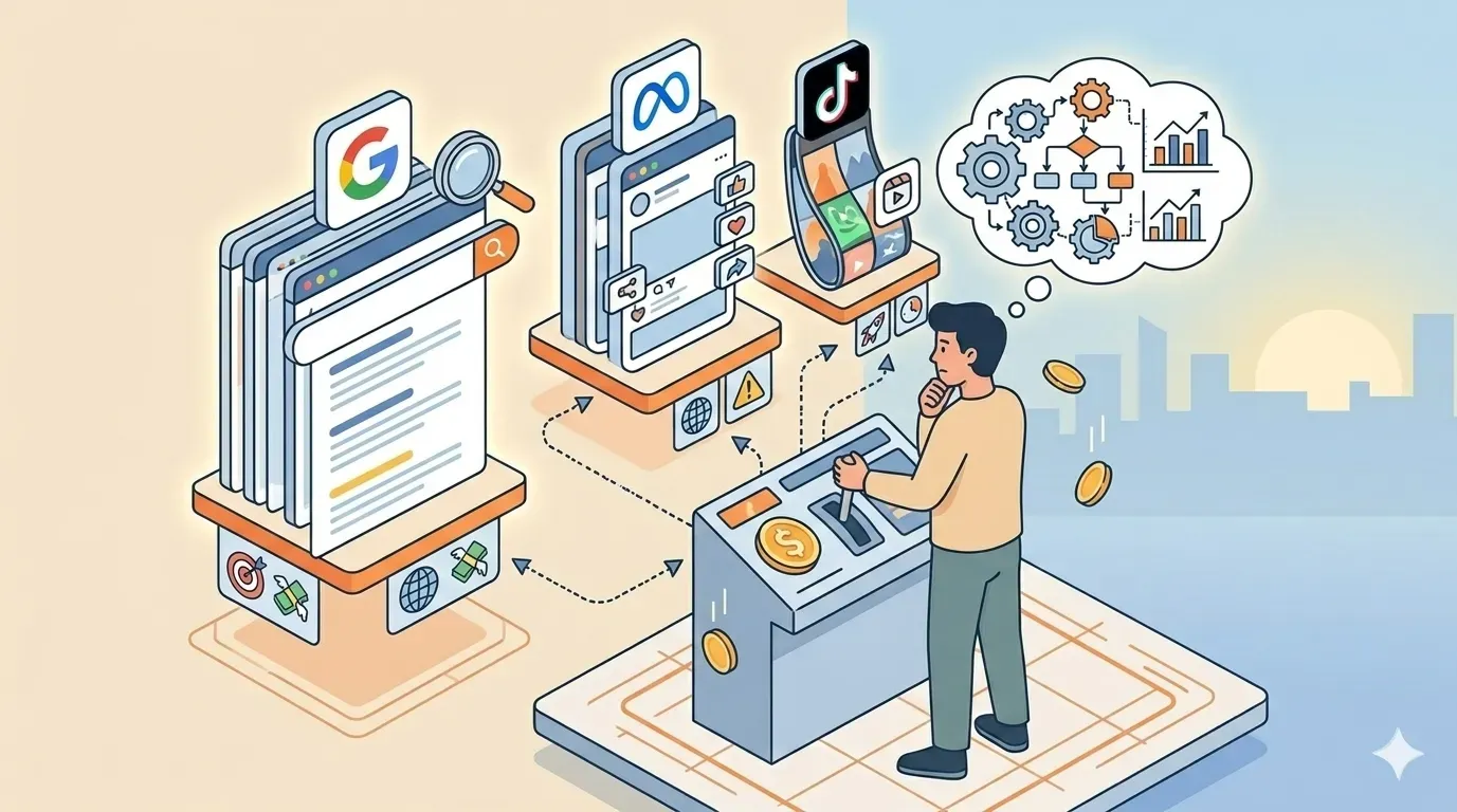 【广告思维】独立站第一笔广告费往哪砸？Google、Meta、TikTok 底层逻辑与优劣势全解析
