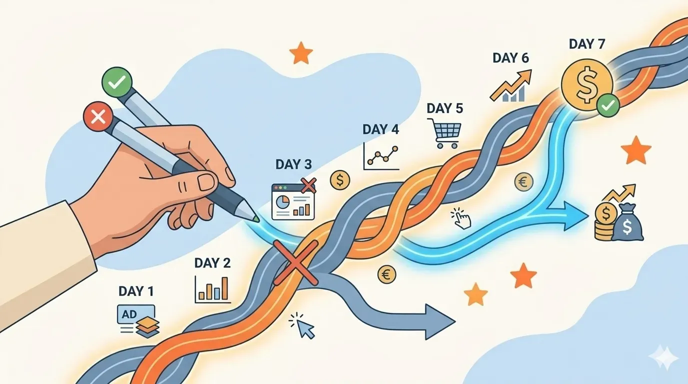 【FB 广告实操】初期测品：Day 1~Day 7 的阶段性操作与数据决断表