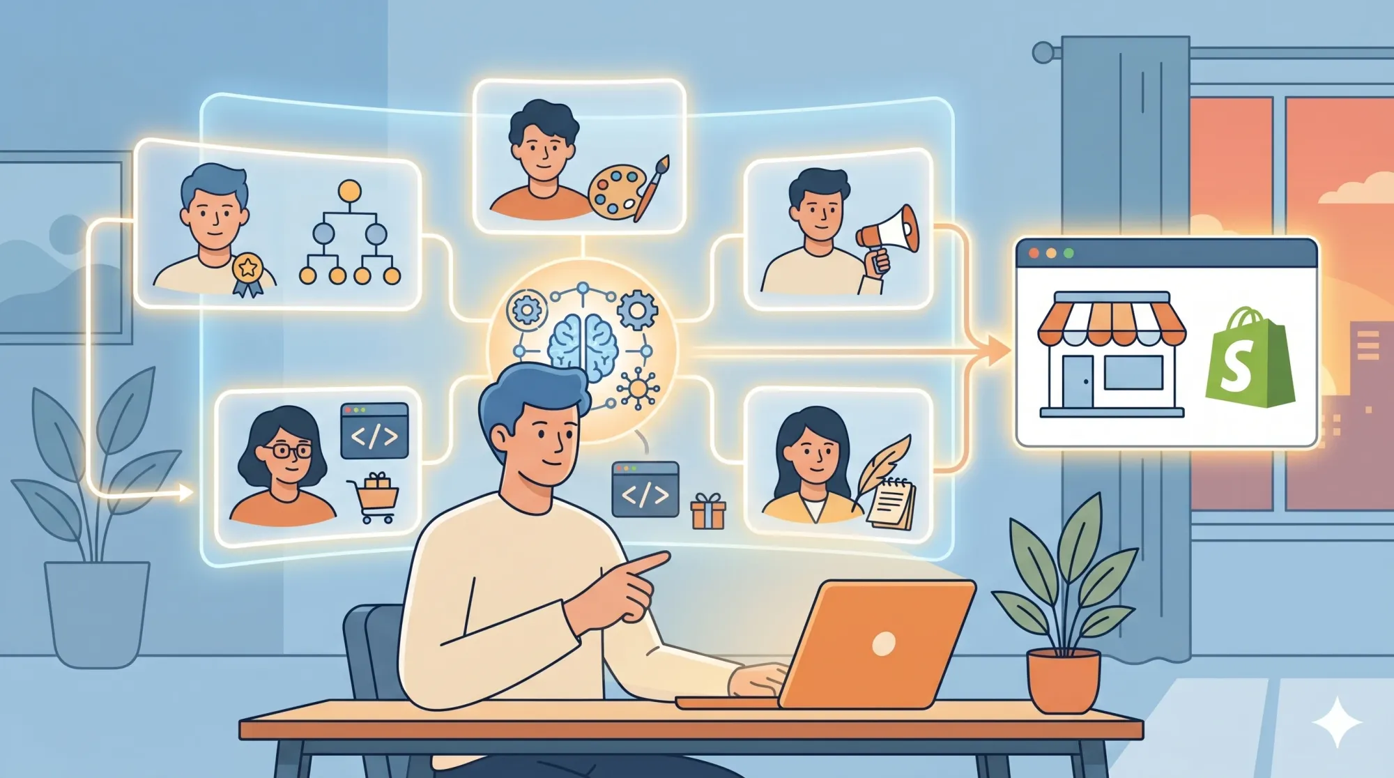 AI 团队运营独立站实战-实现逻辑和步骤