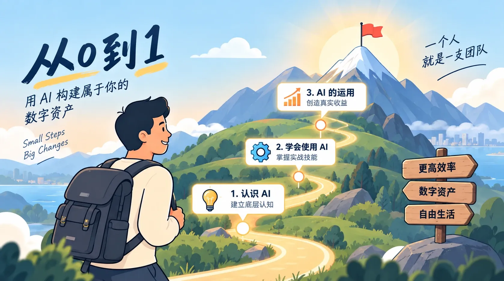 【置顶导航】用 AI 从 0 ～ 1 打造属于你的数字资产